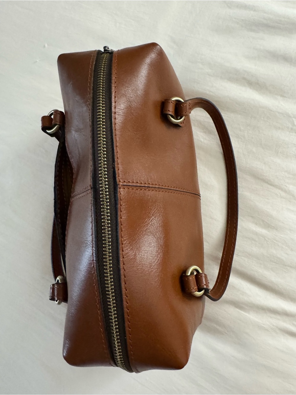 Patricia Nash Valmorea Top Handle Leather Satchel - Picture 6 of 9